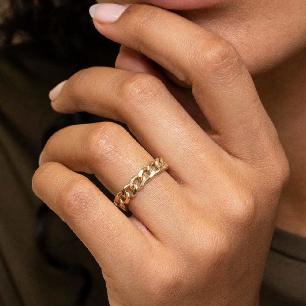 Mejuri Bold Chain Ring